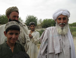 Hajji Hamidullah Helmand (far right). Click image to expand.