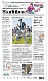 StarTribune. Click image to expand.