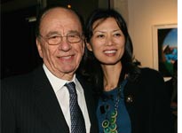 Rupert and Wendi Murdoch. Click image to expand.