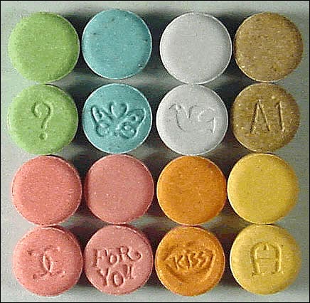 Ecstasy pills.