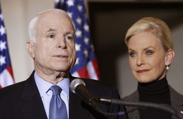 John and Cindy McCain.