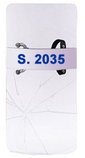 Cracked shield.