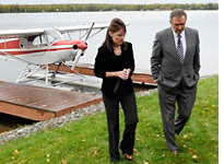 Sarah Palin and Charles Gibson.