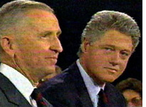 Debater Bill Clinton poses for the camera. Click image to expand.