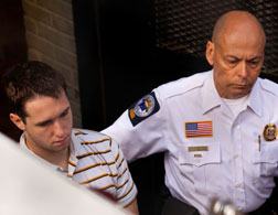 Security escorts Raymond Clark III. Click image to expand.