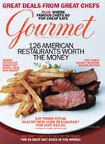 Gourmet Magazine.