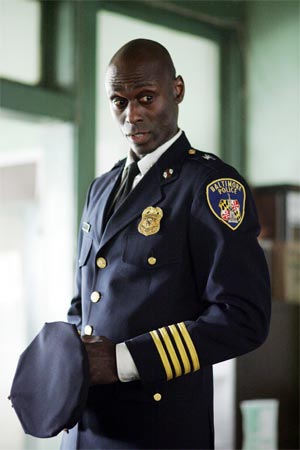 Lance Reddick in The Wire.