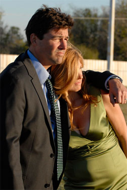 Kyle Chandler as Eric Taylor, Connie Britton as Tami Taylor