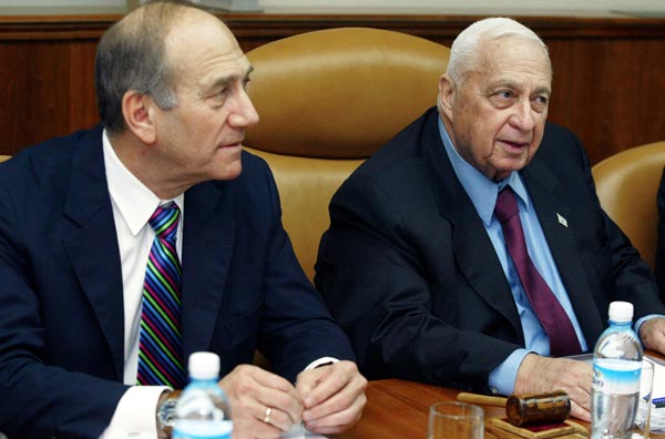 Olmert gets a trial by fire after Sharon's stroke.