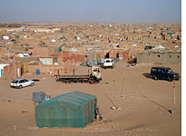 Sahrawi refugee camp near Tindouf. Click image to expand.