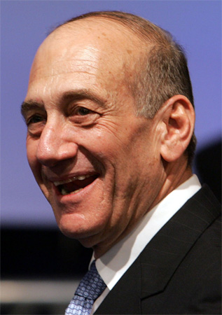 Israeli Acting Prime Minister Ehud Olmert