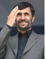 Iranian President Mahmoud Ahmadinejad. Click image to expand.