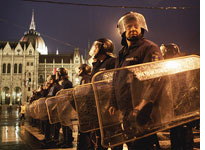 Hungary riots. Click image to expand.