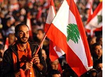 Protest in Beirut. Click image to expand.