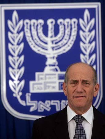 Israeli Prime Minister Ehud Olmert.