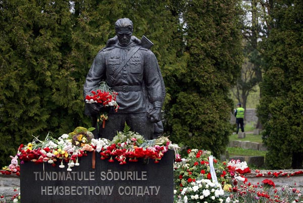 Bronze Soldier monument.