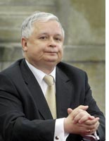 Polish President Lech Kaczyński. Click image to expand.