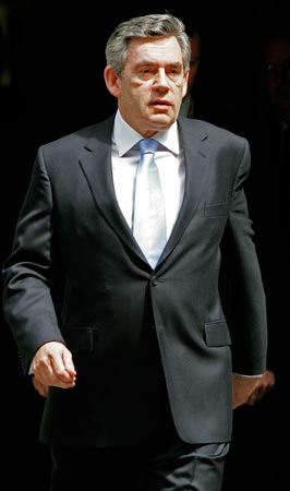 British Prime Minister Gordon Brown.