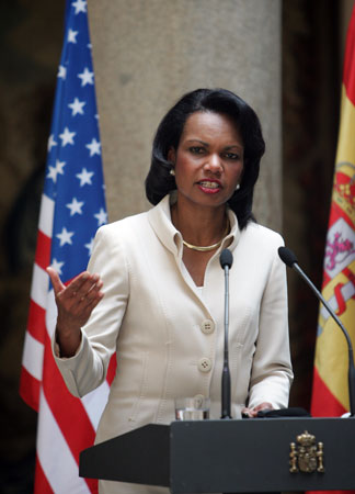 Condoleezza Rice.