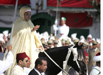 Moroccan King Mohammed VI  
Click image to expand.