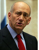 Israeli Prime Minister Ehud Olmert. Click image to expand.