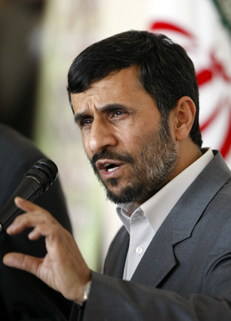 Iranian President Mahmoud Ahmadinejad.