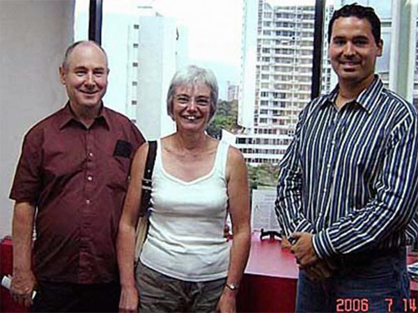 John and Anne Darwin, on the left.