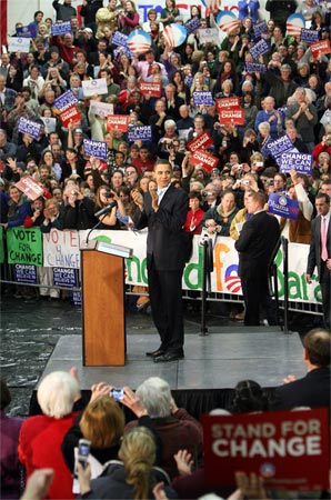 Barack Obama in Concord, N.H.