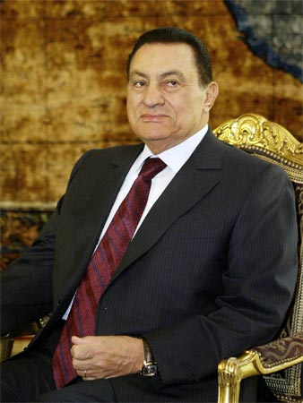 Hosni Mubarak.