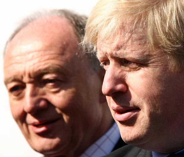 Ken Livingstone and Boris Johnson.