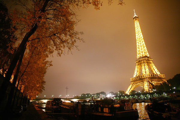 Paris' Eiffel Tower.
