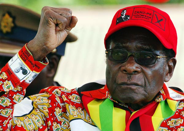 Zimbabwean President Robert Mugabe