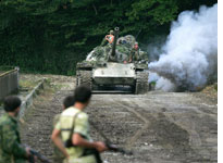 Abkhaz soldiers in Georgia's breakaway region of Abkhazia. Click image to expand.