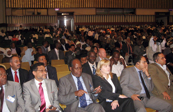 The audience at the opening session of the Somali parliament.