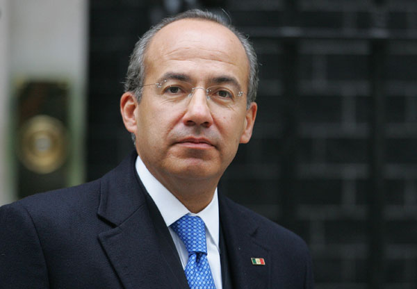 Mexican President Felipe Calderón.
