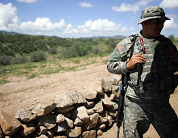 The US-Mexico border in Nogales, Arizona. Click image to expand.