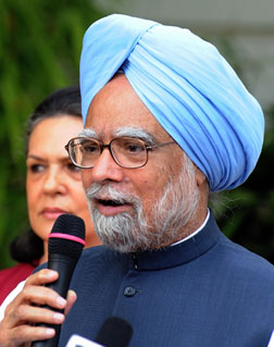 Indian Prime Minister Manmohan Singh. Click image to expand.