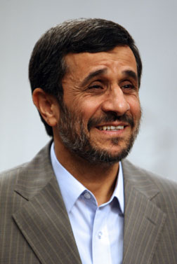 Iranian President Mahmoud Ahmadinejad.