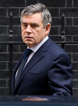 British Prime Minister Gordon Brown.