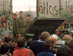 The fall of the Berlin Wall. Click image to expand.