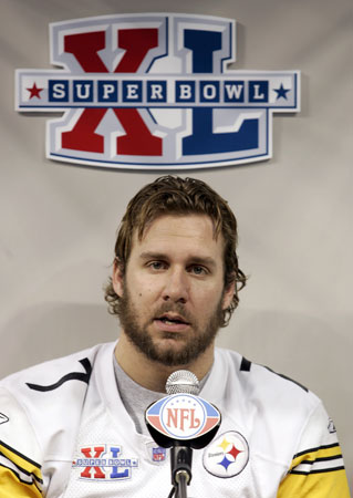 Pittsburgh Steelers starting quarterback Ben Roethlisberger.