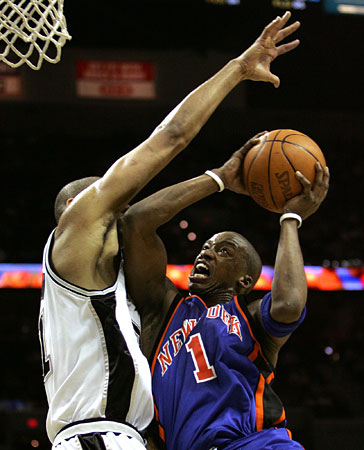 The Knicks' Steve Francis