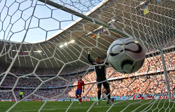 A German goal at the World Cup.