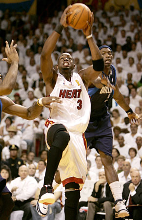 Dwyane Wade of the Miami Heat.