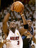 Dwyane Wade of the Miami Heat 
Click image to expand.