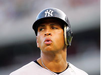 New York Yankee Alex Rodriguez. Click image to expand.