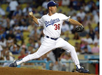 L.A. Dodger Greg Maddux. Click image to expand.