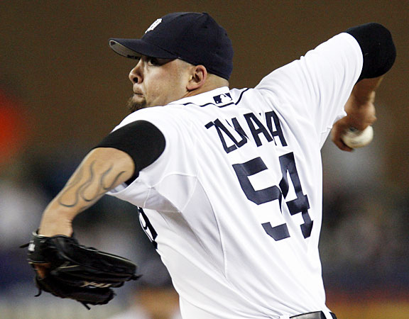 The Detroit Tigers' Joel Zumaya.