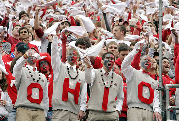 Ohio State Buckeyes fans.