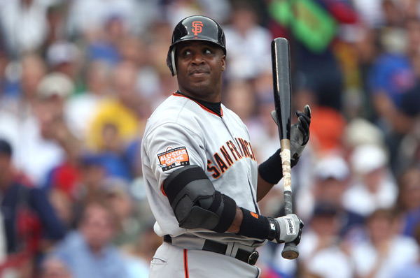 The San Francisco Giants' Barry Bonds.